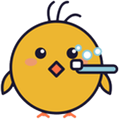 PIOUF se brosse le bec.